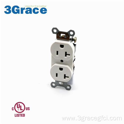 US 20A 125V Concave Duplex Receptacle